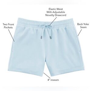 MEMBERS MARK Women's KNIT Soft Blue Sleep/Lounge Shorts SUPER SOFT w/Pockets 😍